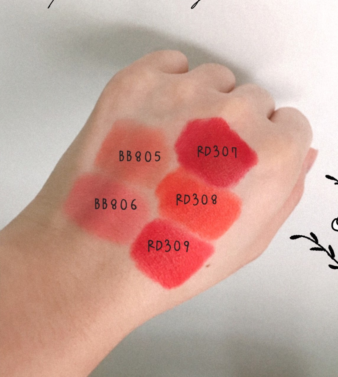 VDIVOV Lip Cut Rouge Velvet Red Cut RD307_131221